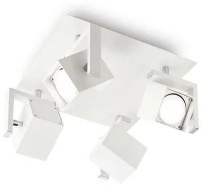 Lampada da soffitto mouse pl4 bianco