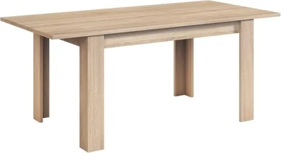 Tavolo allungabile da pranzo rettangolare in legno 140-190x90 cm Kendra Rovere