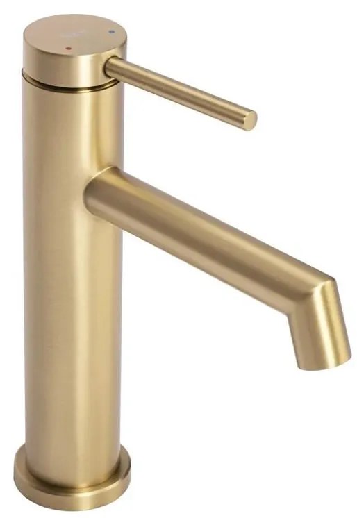REA-B5316 - Miscelatore per lavabo FOSS 20,5 cm, oro spazzolato
