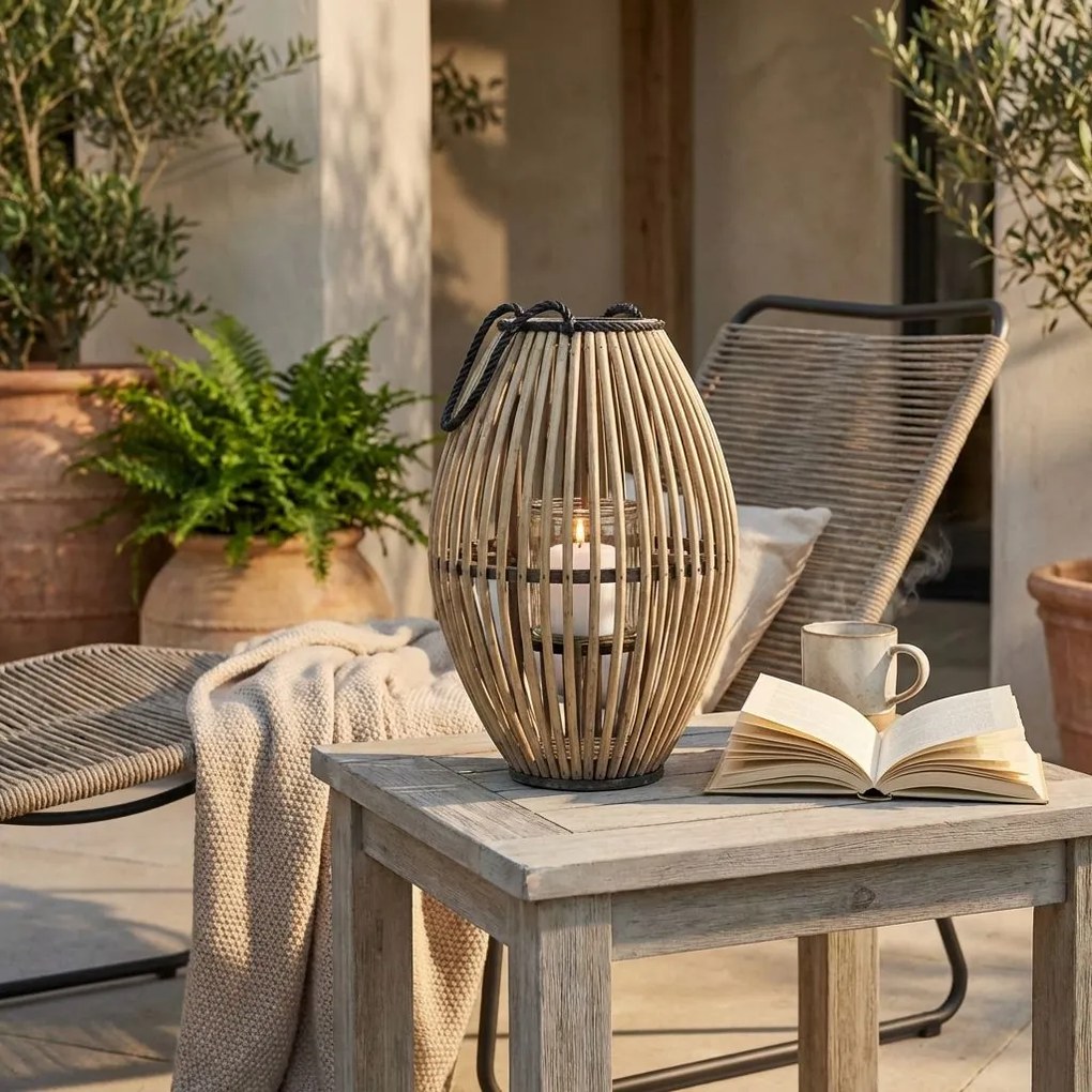 ELEONORE - lanterna in vimini