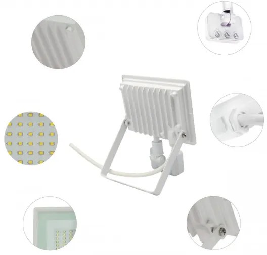 Proiettore LED con sensore di movimento NOCTIS LUX 3 LED/50W/230V 4000K IP44 bianco