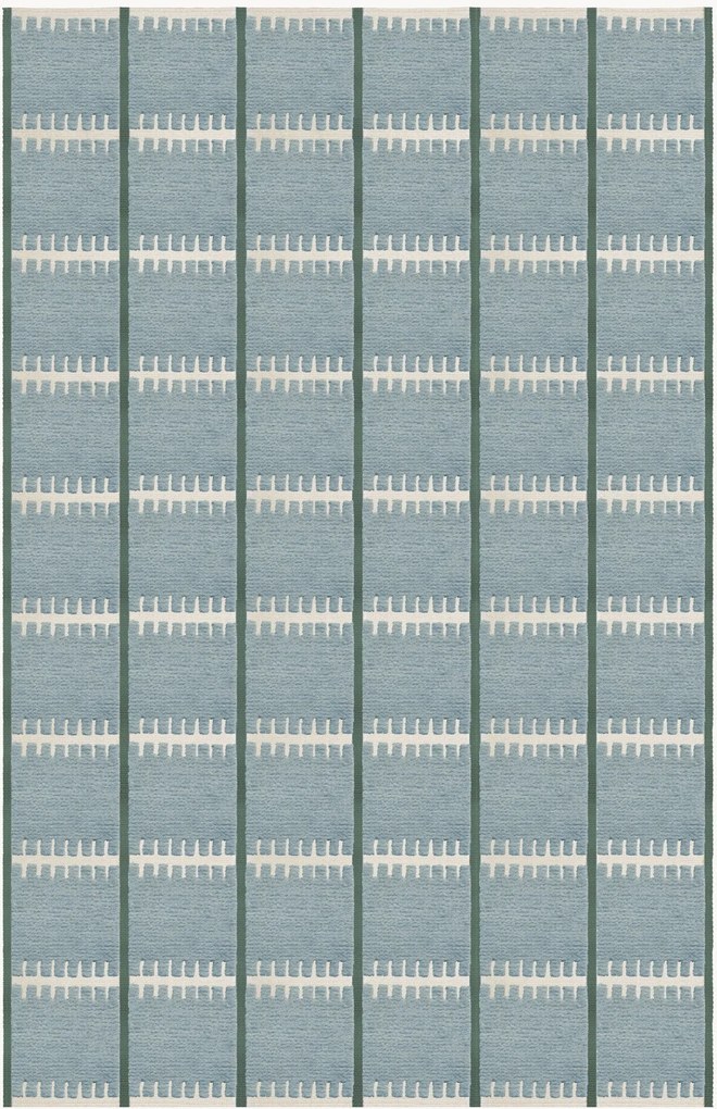 Tappeto in lana tessuto a mano con motivo in rilievo Lilly