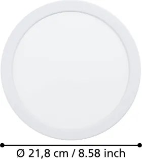 Eglo 901398 - Plafoniera da incasso LED FUEVA LED/18,5W/230V Ø 21,6 cm bianca