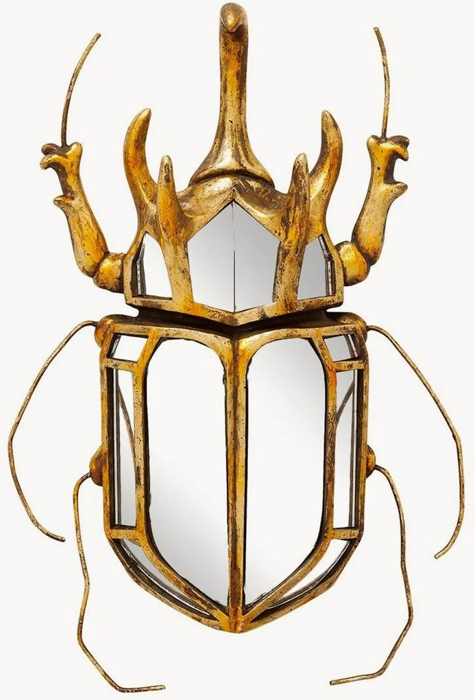 Decorazione da parete fatta a mano con specchio Beetle