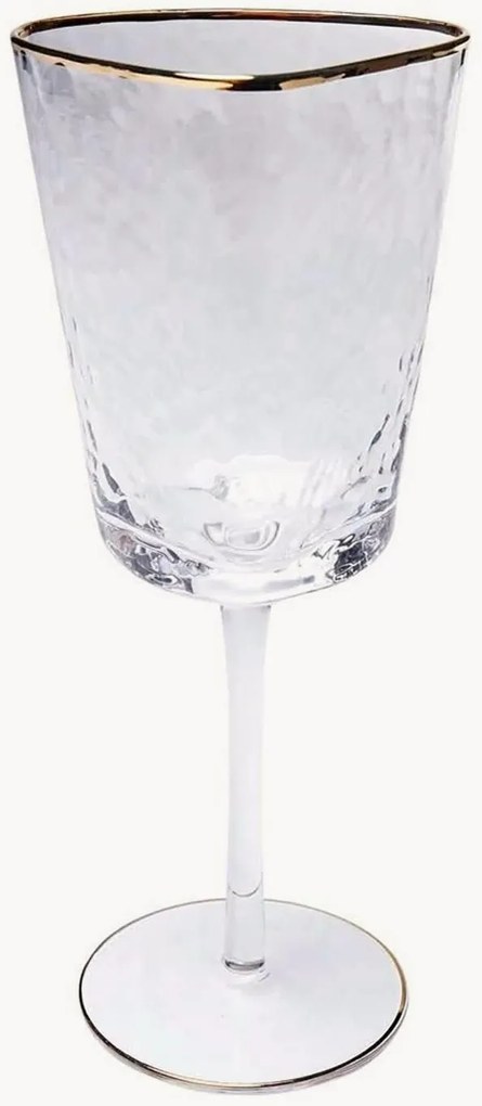 Set di 4 bicchieri da vino rosso in vetro soffiato Hommage