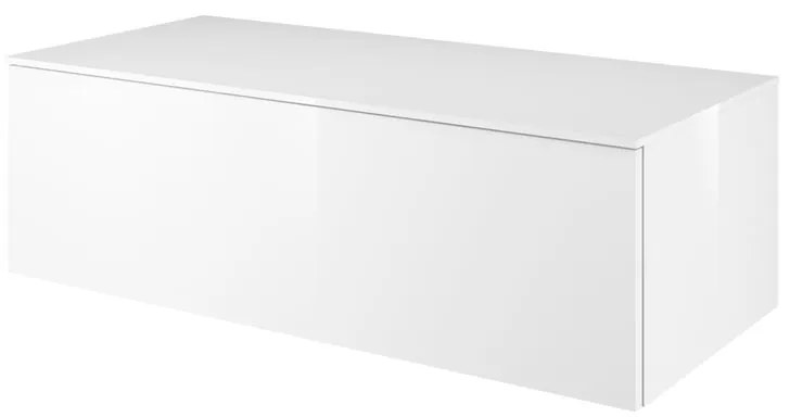 Mobile da bagno sotto lavabo Neo  laccato lucido L 105 x H 33 x P 48 cm 1 cassetto, lavabo non incluso