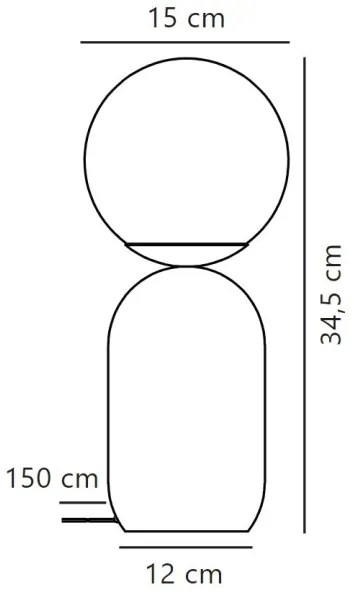 Nordlux - Lampada da tavolo NOTTI 1xE14/25W/230V verde