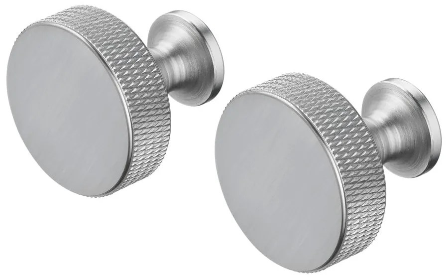 Set di ganci da parete color argento opaco in metallo 2 pz Rof – Blomus