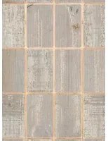 NLXL Carta da parati Waste Tiles - Grey
