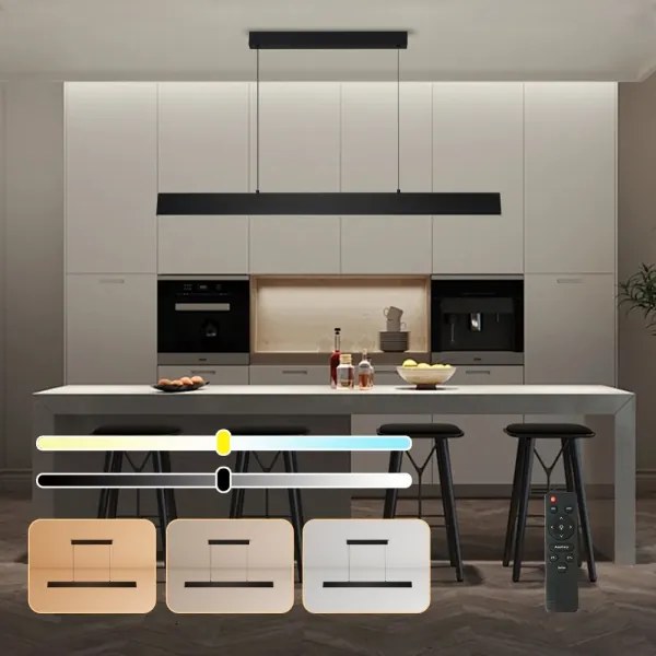 Brilagi - Lampadario a sospensione con filo LED dimmerabile SLIMLINE LED/40W/230V 3000-6000K nero + +TC