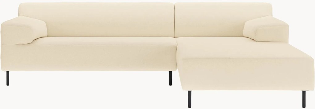 Divano angolare bianco perla/nero freistil180