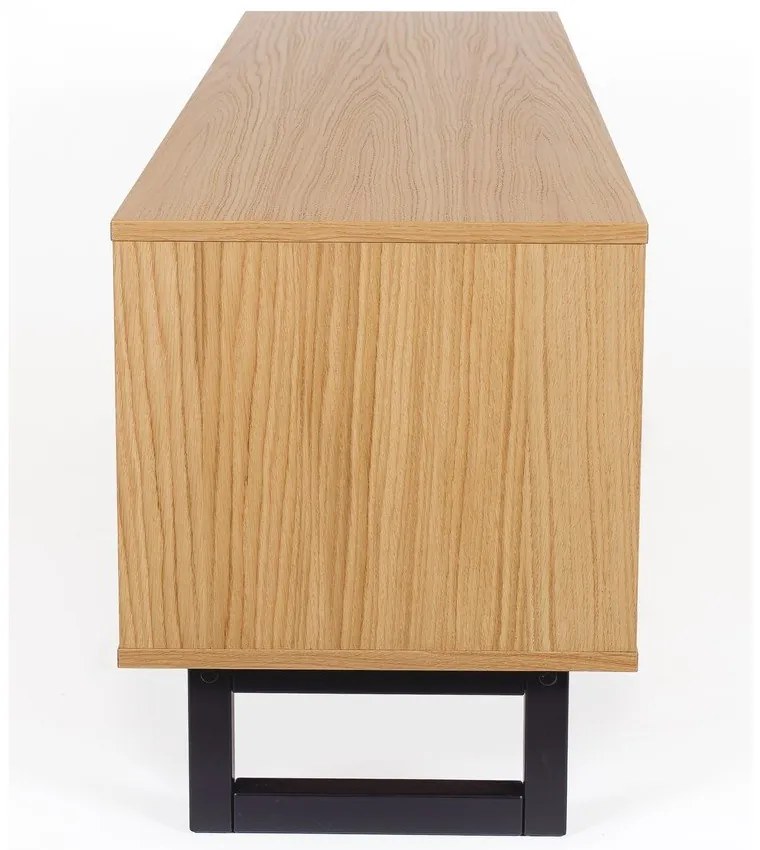 Tavolo TV in rovere Camden Herringbone - Woodman