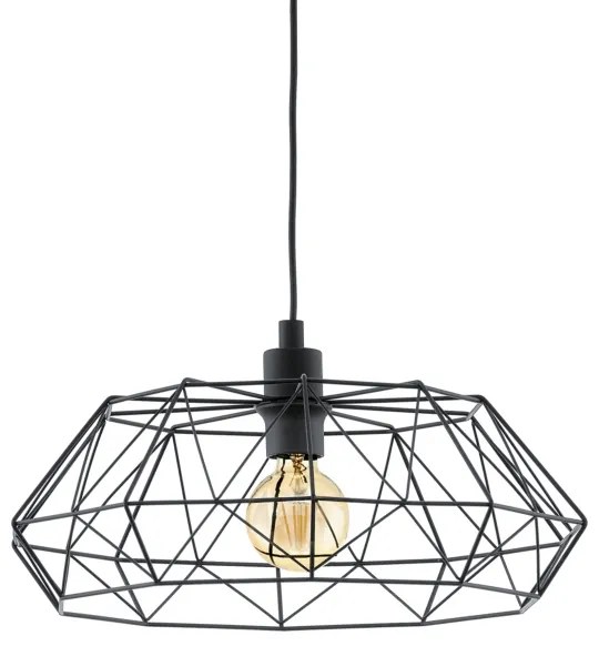 Eglo 49487 - Lampadario CARLTON 2 1xE27/60W/230V