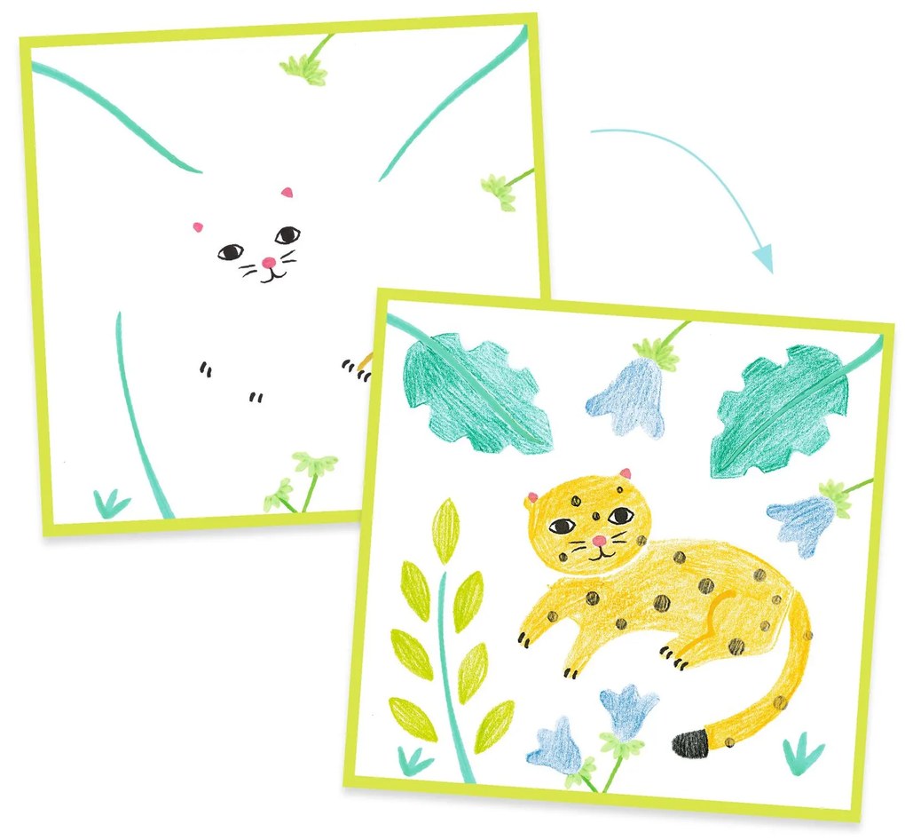 Gioco d'arte - 3 stencil, 1 immagine