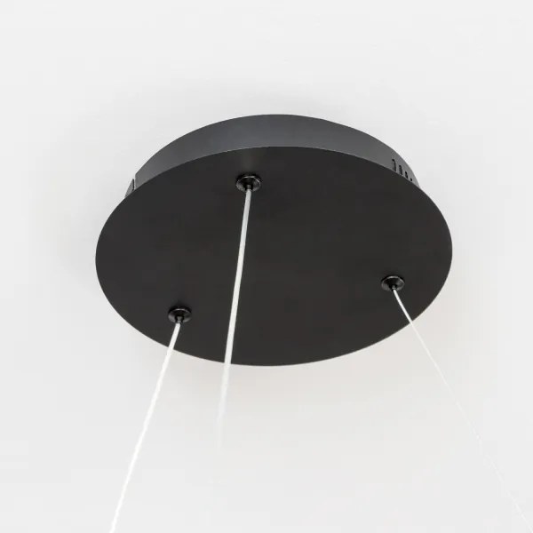 Brilagi - Lampadario LED dimmerabile a cavo FALCON II LED/99W/230V diam. 60 cm nero + telecomando