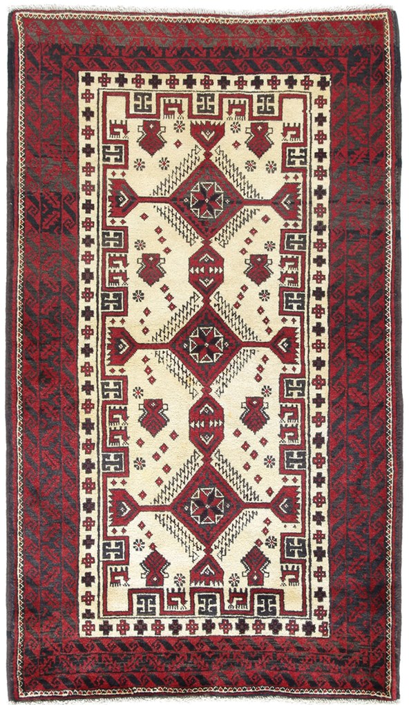 Beluch Tappeto 180x100 (Iran) Annodato A Mano