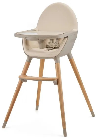 KINDERKRAFT - Sedia da pranzo per bambini 2v1 FINI2 faggio/beige