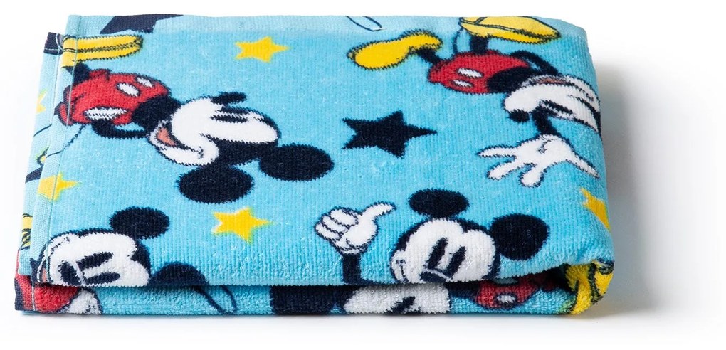 Asciugamano da bagno Mickey Star in Cotone Cartoons