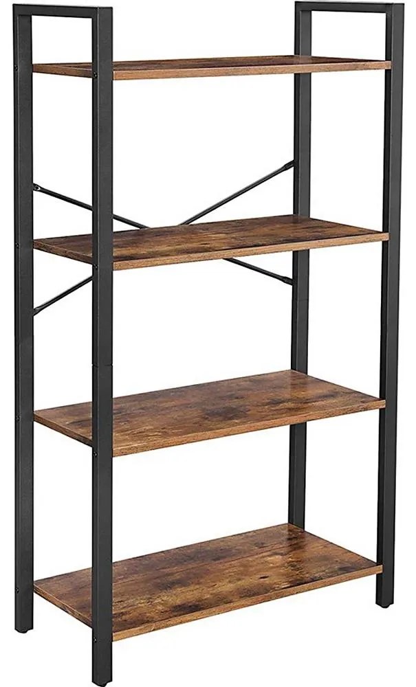 Libreria NAVARO marrone/nera