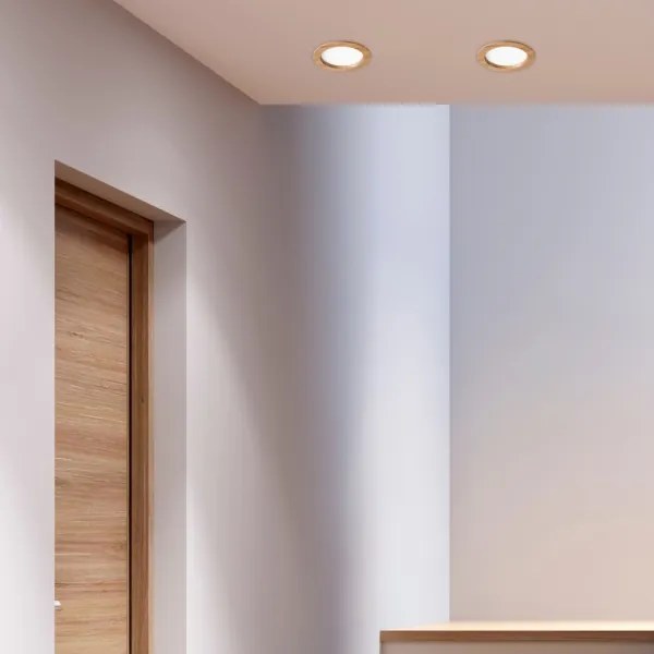 Lampada LED da incasso WOODY SPOT LED/16,5W/230V 4000K quercia ø 18,5 cm