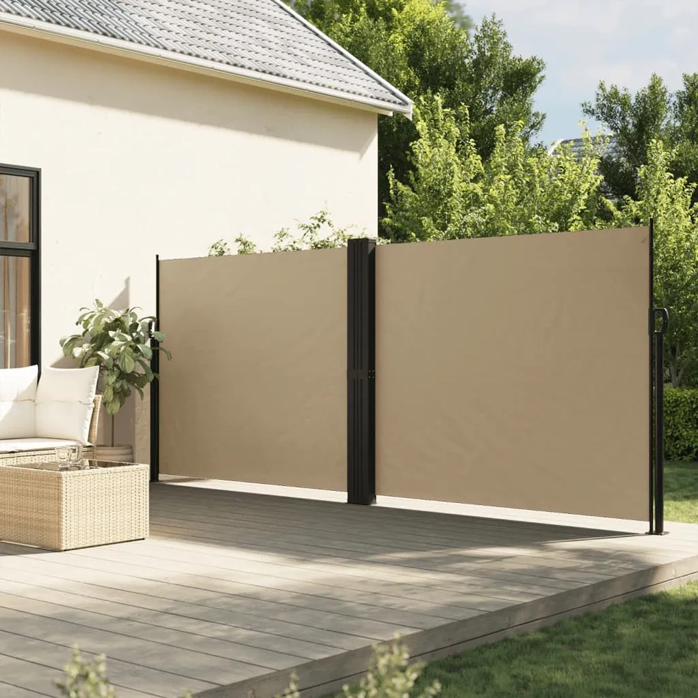 Tenda Da Sole Laterale Retrattile Beige 180x1000 Cm /