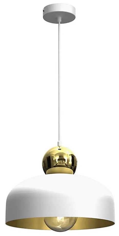 Lampadario su filo HARALD 1xE27/60W/230V bianco