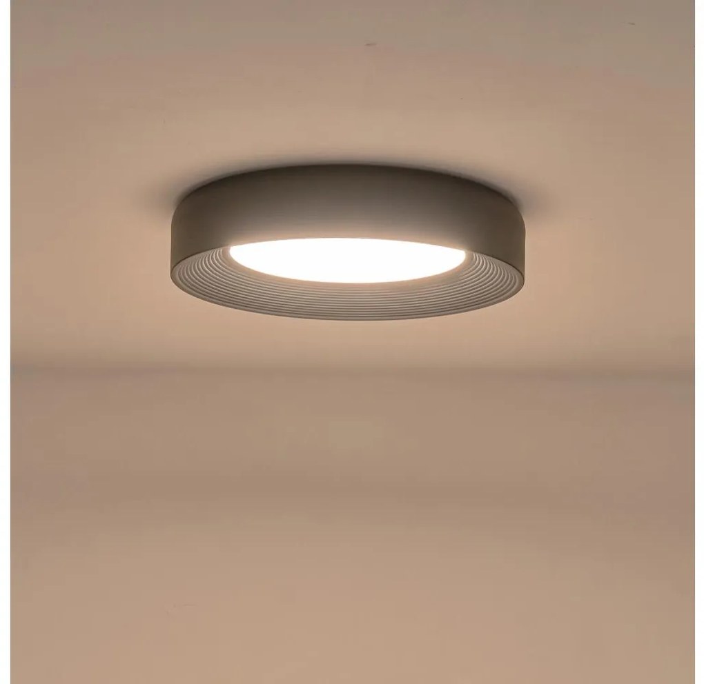 Plafoniera LED LED/40W/230V 3000K nero diametro 50 cm