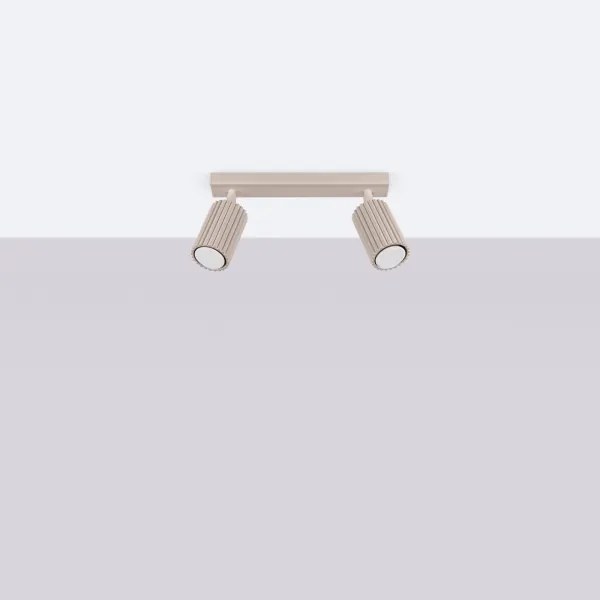 Brilagi - Faretto CRESTO 2xGU10/10W/230V taupe