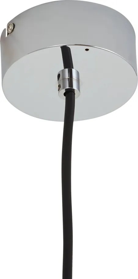 Lampada a sospensione Art Déco cromo con vetro a coste IP44 - Walcott