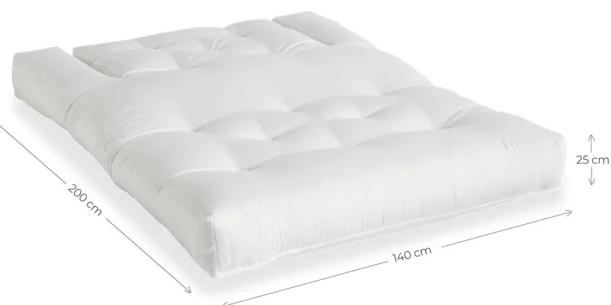 Divano letto bianco per esterni Design OUT™ Bianco Hippo - Karup Design