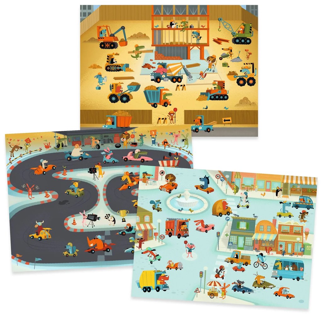 Gioco con decalcomanie - Veicoli