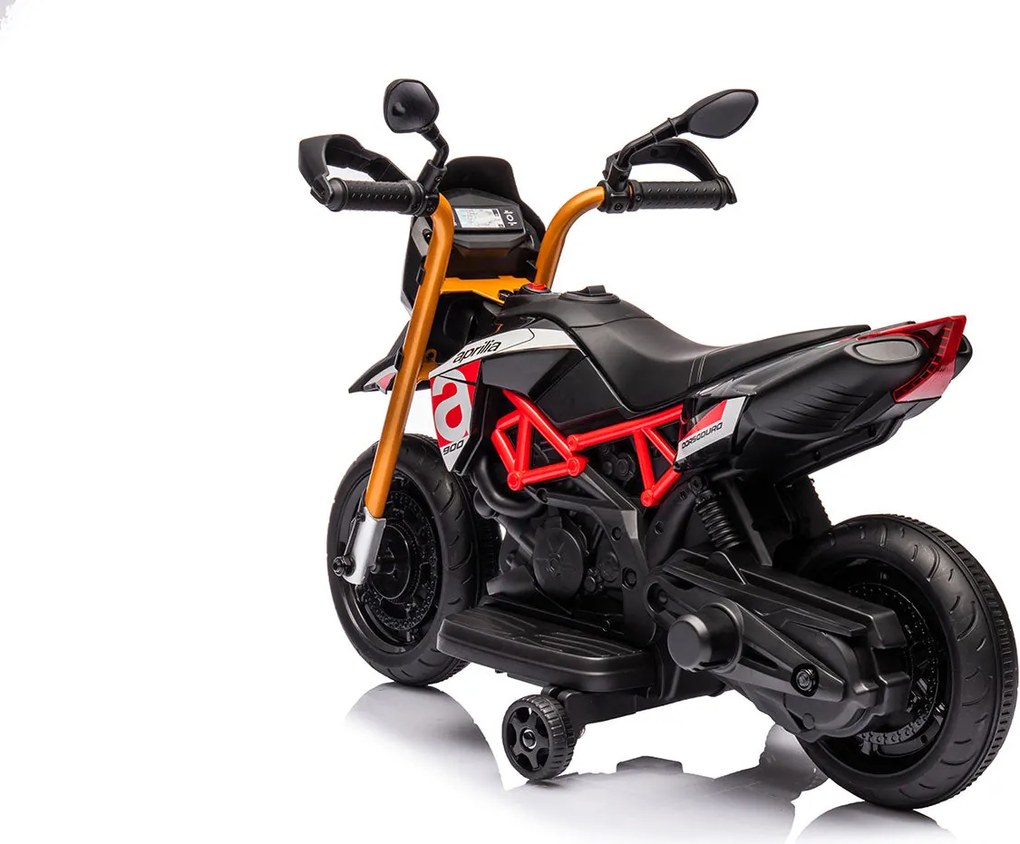 Moto Elettrica per Bambini 6V Aprilia Dorsoduro Small Nera...
