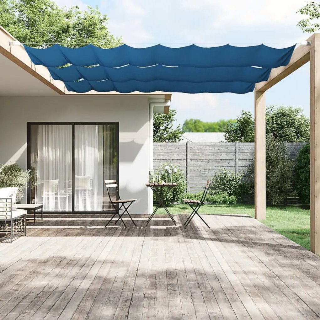 Paravento Verticale Blu 100x1200 Cm İn Tessuto Oxford /