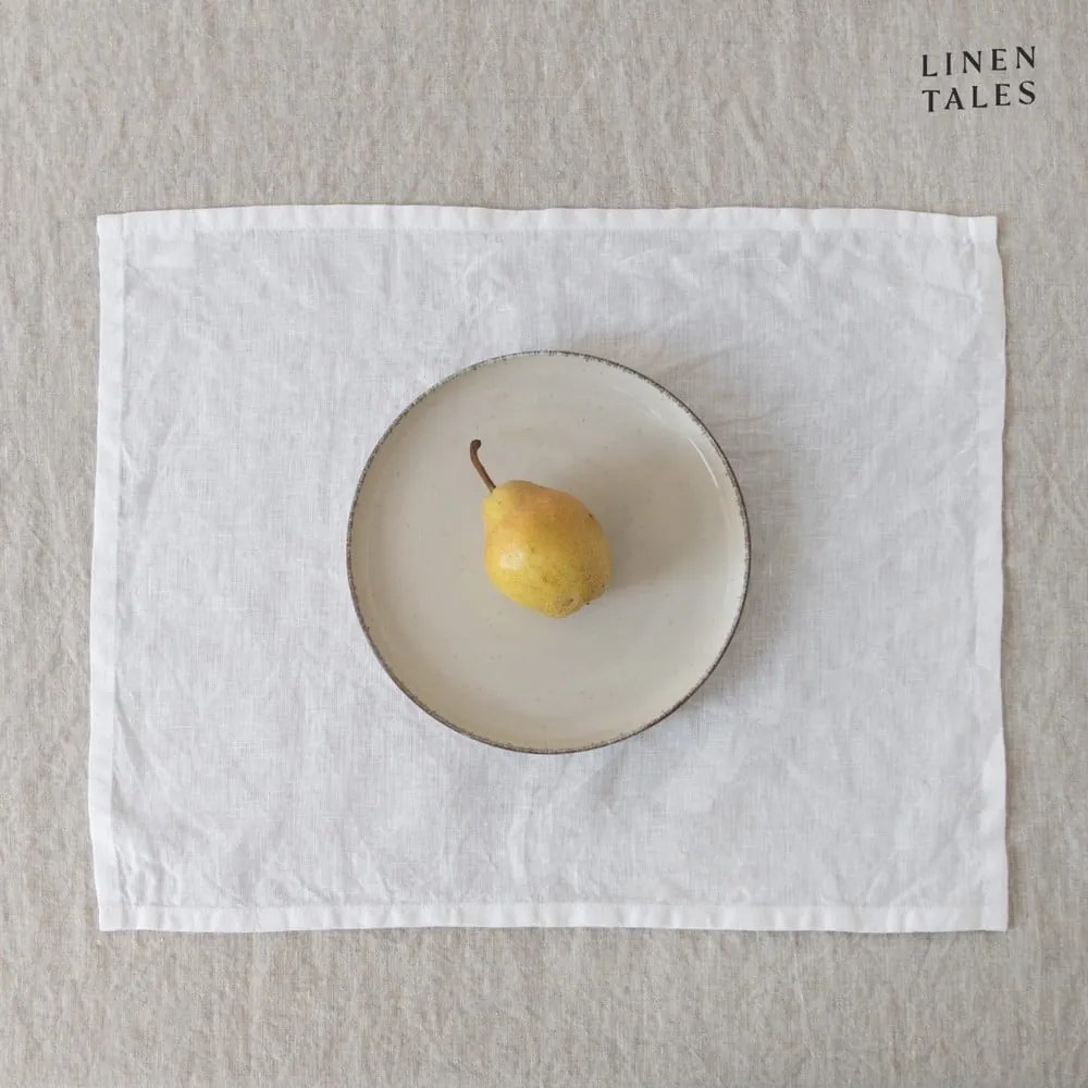Tovaglietta di stoffa 35x45 cm White - Linen Tales