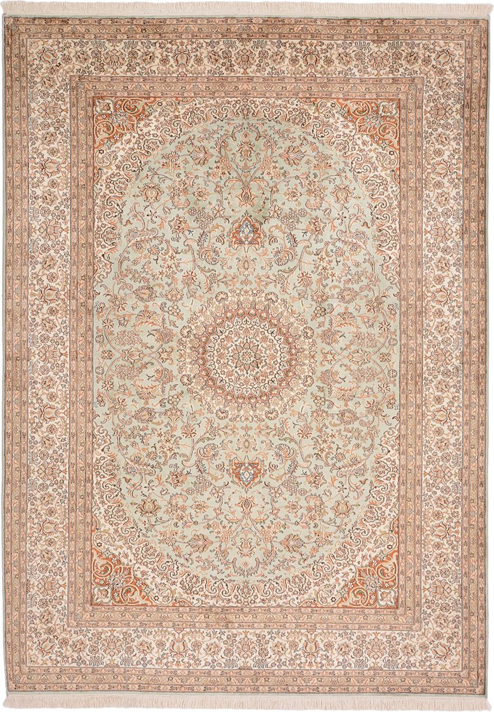 Cashmere Silk Tappeto orientale 250x180 (Indian) Annodato A Mano