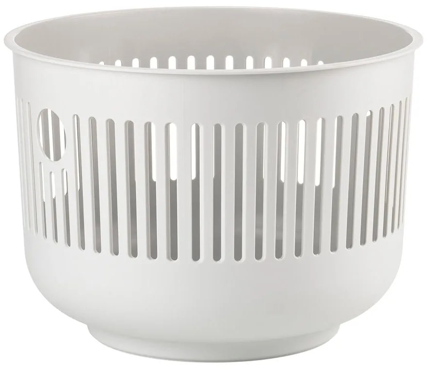 Cesta per il bucato grigio chiaro in plastica 35 l Ume – Zone