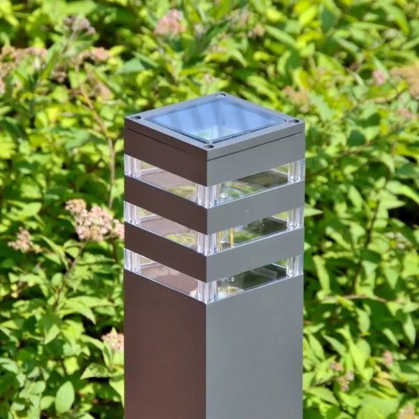Lampada da esterno TEKSAS 1xE27/12W/230V IP44 44 cm antracite