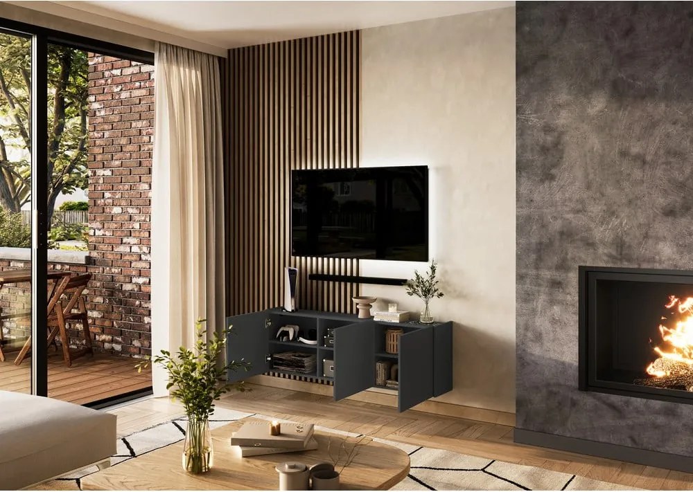 Mobile TV color antracite 138x45 cm Piana - Germania