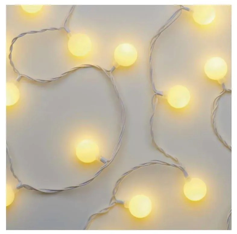 Catena LED da esterno natalizia 40xLED/9m IP44 bianco caldo