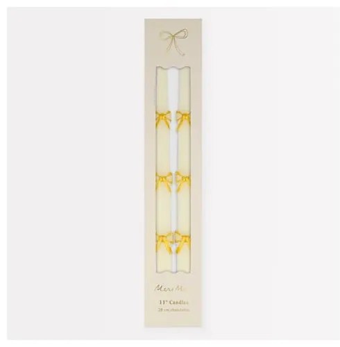 Candele in set da 2 pezzi tempo di combustione 5 h Bow - Meri Meri