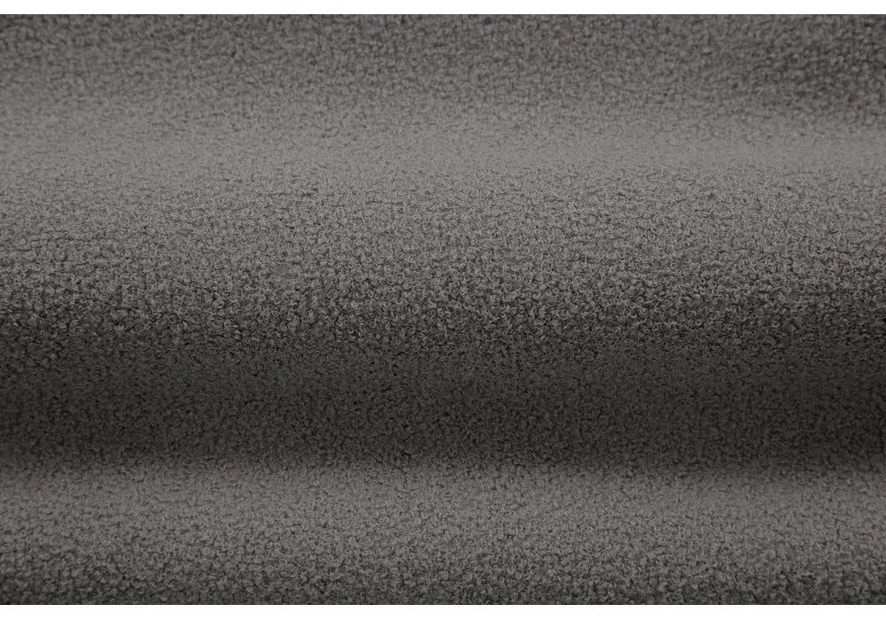 Poltrona grigia in tessuto bouclé Jenny - Micadoni Home