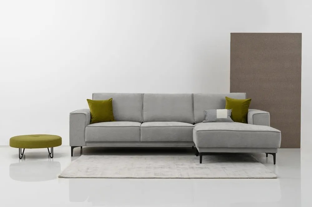 Divano angolare grigio (con penisola a destra/con chaise lounge) Copenhagen – Scandic