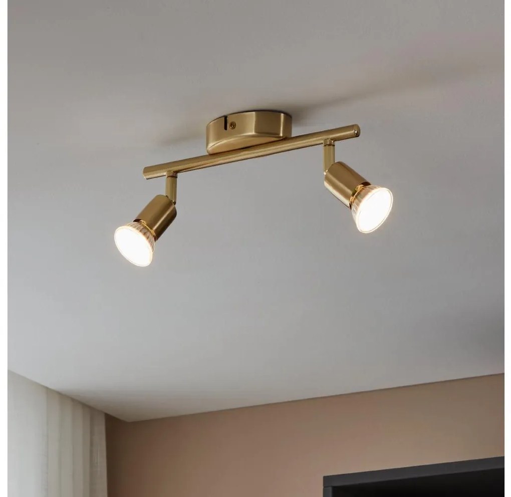 Eglo 33185 - Faretto LED BUZZ-LED 2xGU10/2,8W/230V 3000K oro