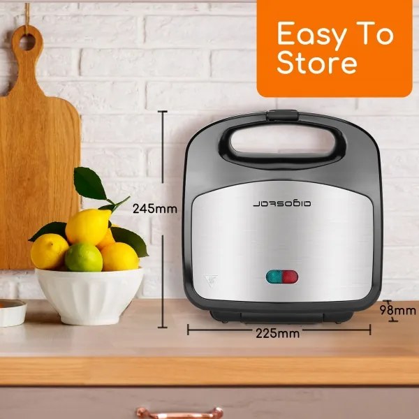 Aigostar - Macchina per i panini 800W/230V nero