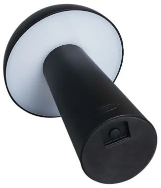Rabalux 76036 - Lampada LED touch dimmerabile da esterno MIREO 1,5W/5V IP44 1200 mAh USB nera