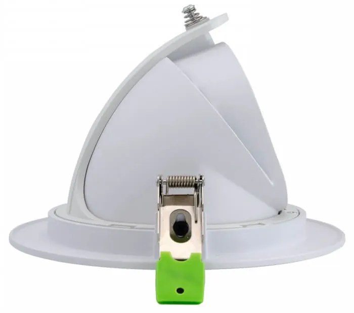 Faro LED da Incasso 44W Orientabile Foro Ø160mm Bianco-driver Philips Colore Bianco Caldo 2.700K