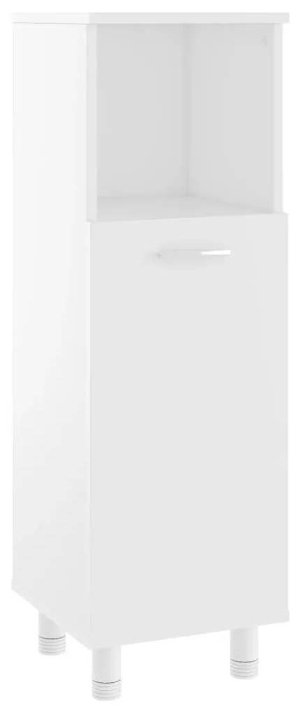 Armadio da bagno bianco 30x30x95 cm in legno multistrato