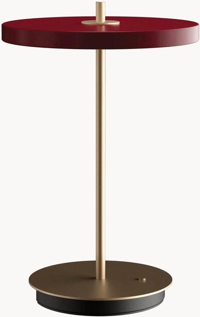 Lampada da tavolo piccola portatile a LED con luce regolabile Asteria Move