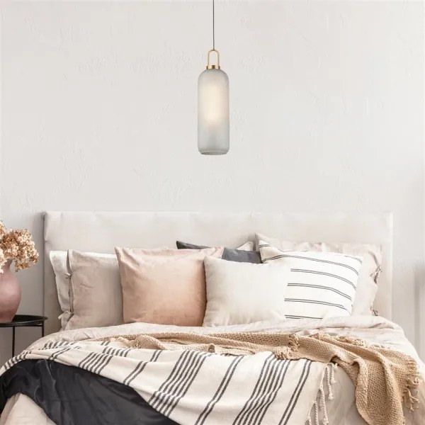 Searchlight 46641-1AC - Lampadario a sospensione con filo PIPETTE 1xE27/60W/230V opaco