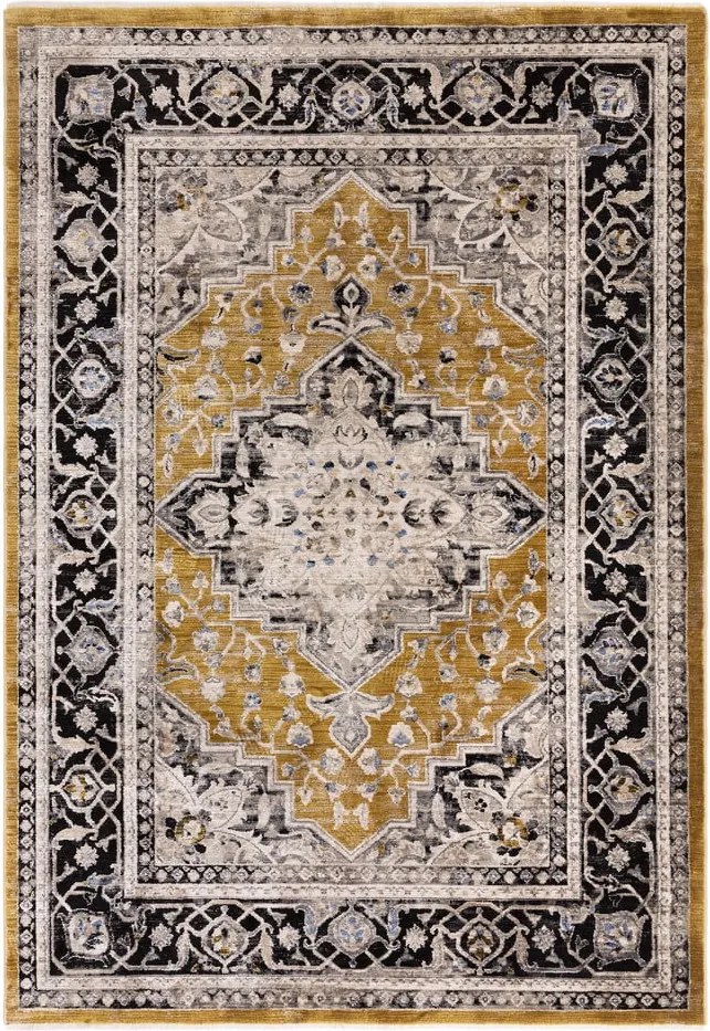 Tappeto giallo ocra 120x166 cm Sovereign - Asiatic Carpets